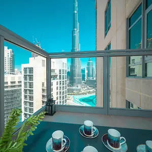 Durrani Homes - Residences Lux Two Bedroom With Burj Khalifa Fountain View Apartment Dubai